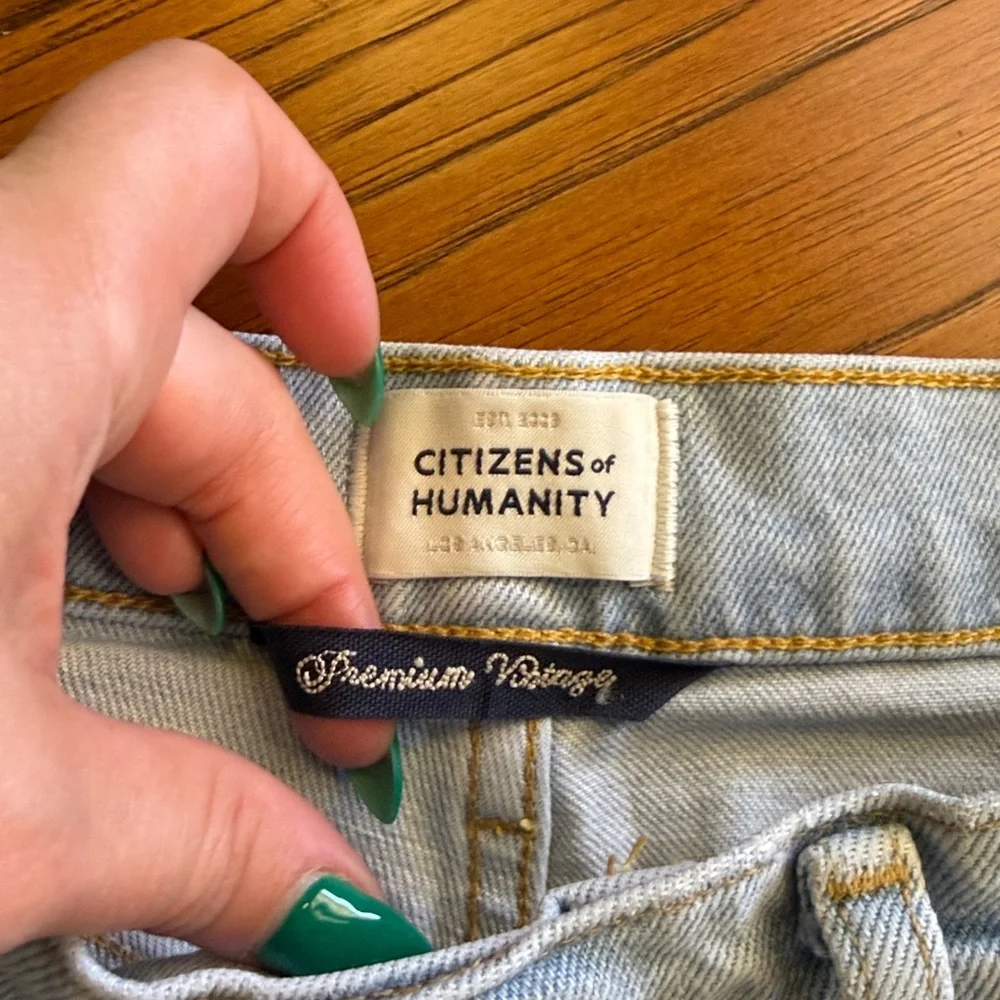 Citizens Of Humanity Charlotte Cropped High Rise Straight Jeans - Picture 5 of 13